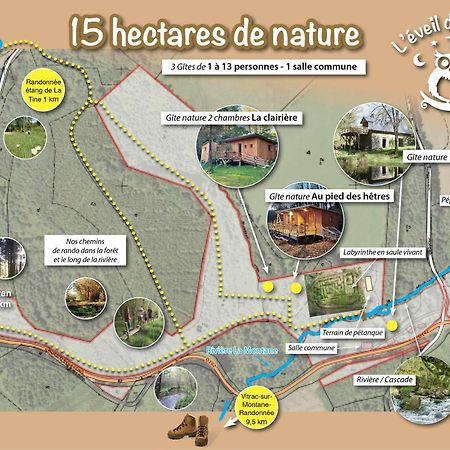 Gite Nature Le Moulin Vitrac-sur-Montane Exterior foto